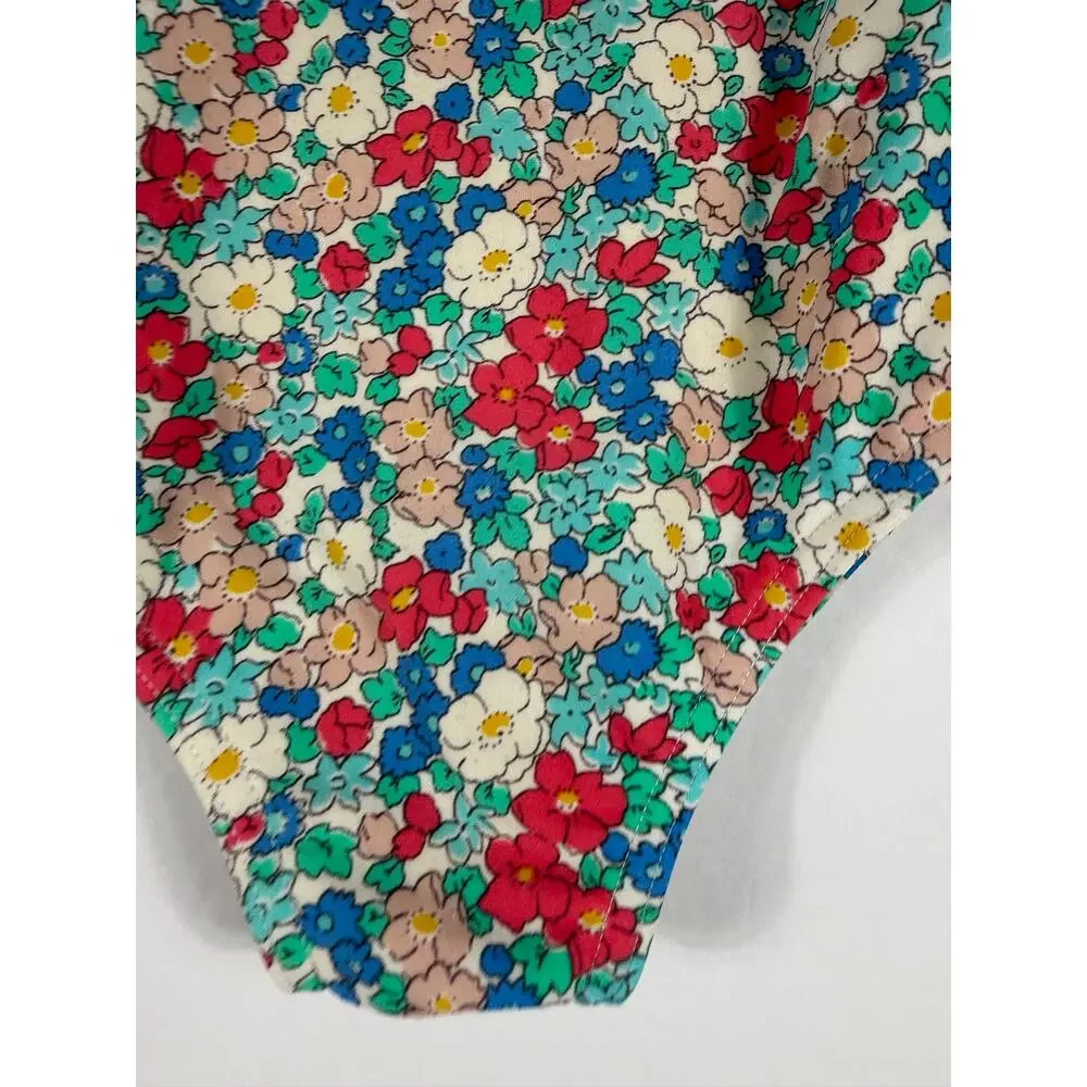 Mini Boden Baby Floral Ruffle One Piece Swimsuit 18–24 Months